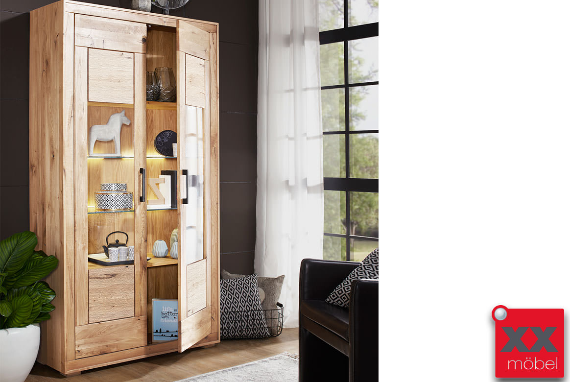 Vitrine | Fenja | Wildeiche massiv | T02